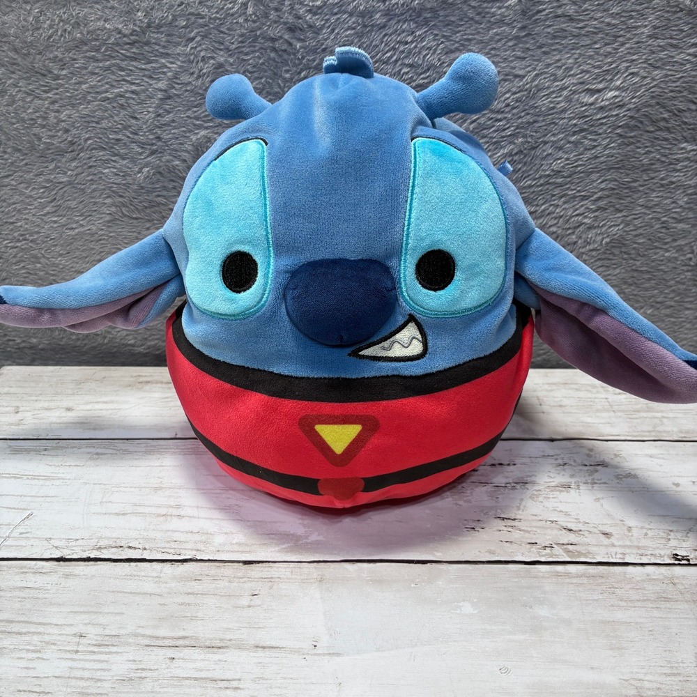 Disney Squishmallows Stitch in Red Space Suit Plush Toy Jazwares Lilo & Stitch